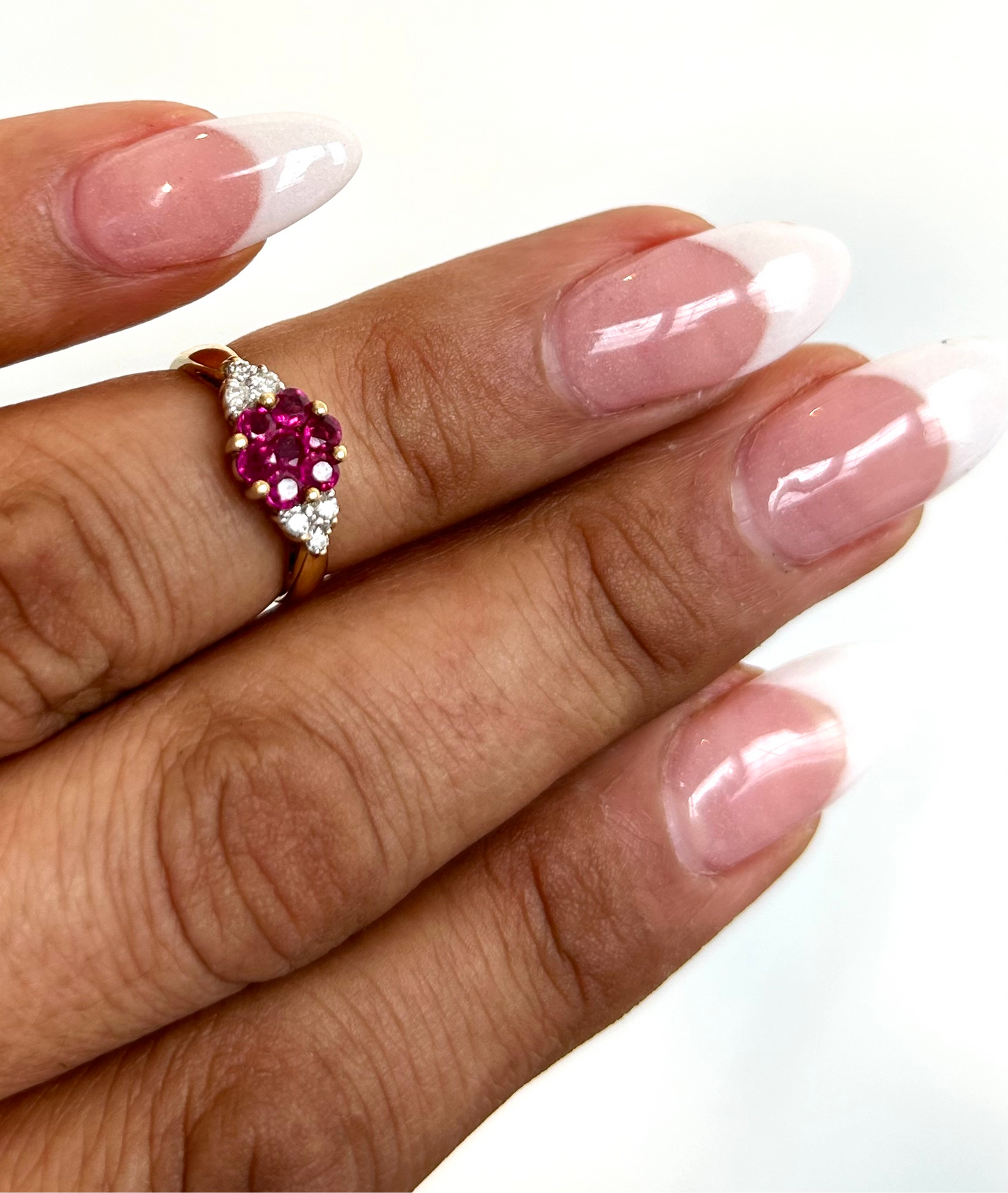 Vintage Ruby & Diamond Ring
