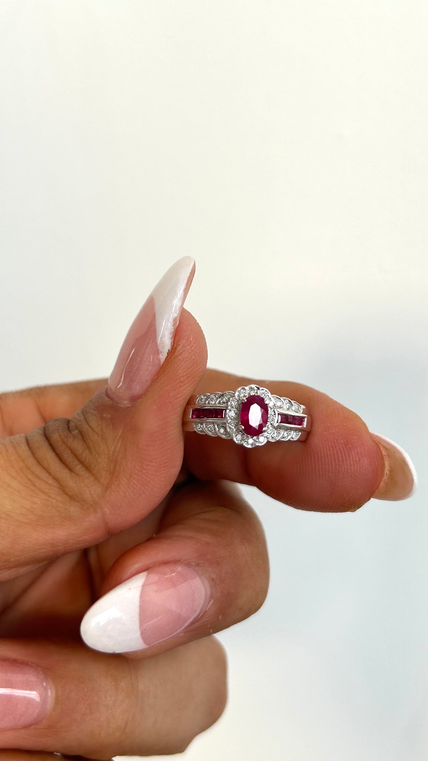 Estate Ruby & Diamond Ring