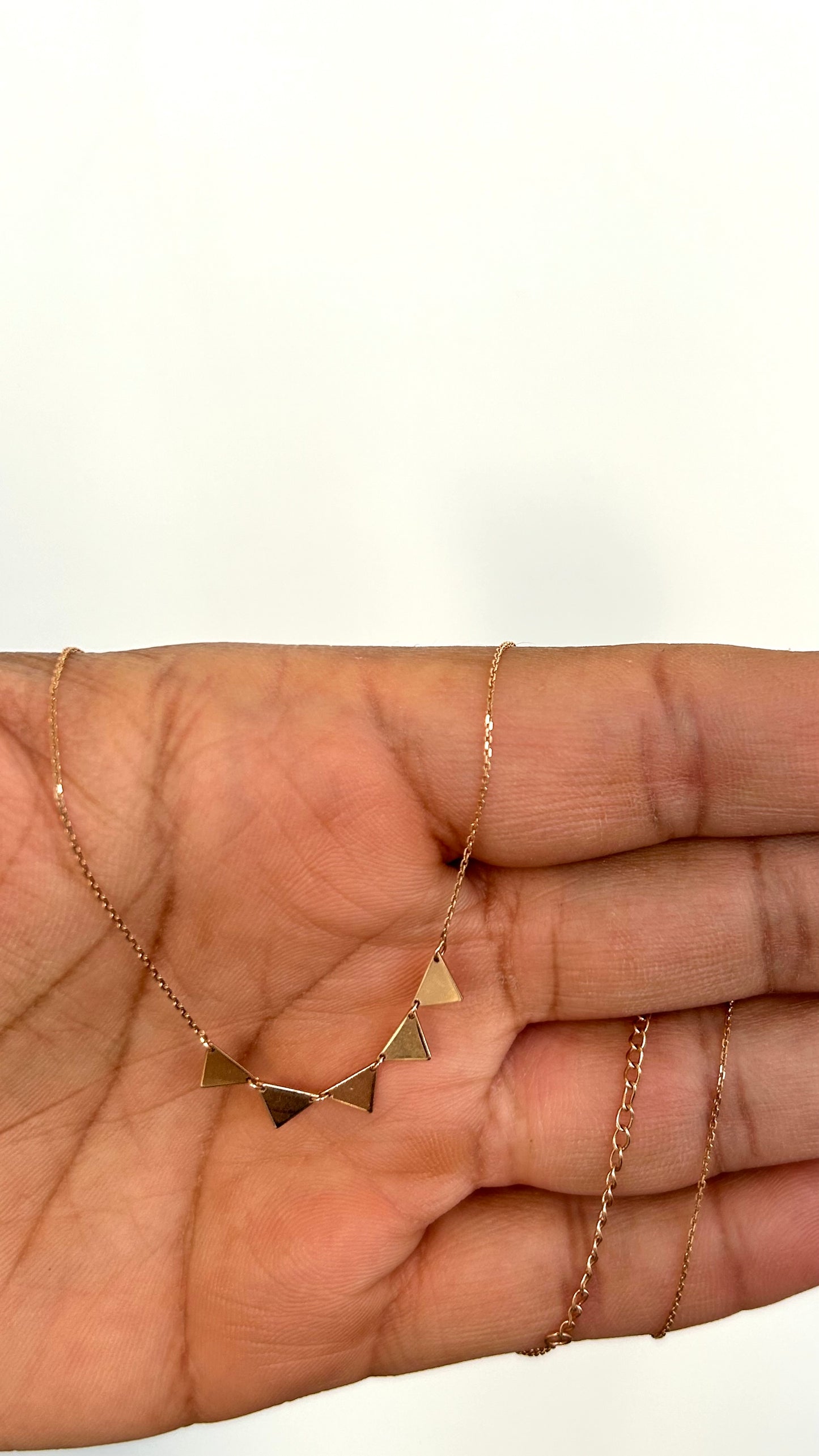 5 Triangle Necklace