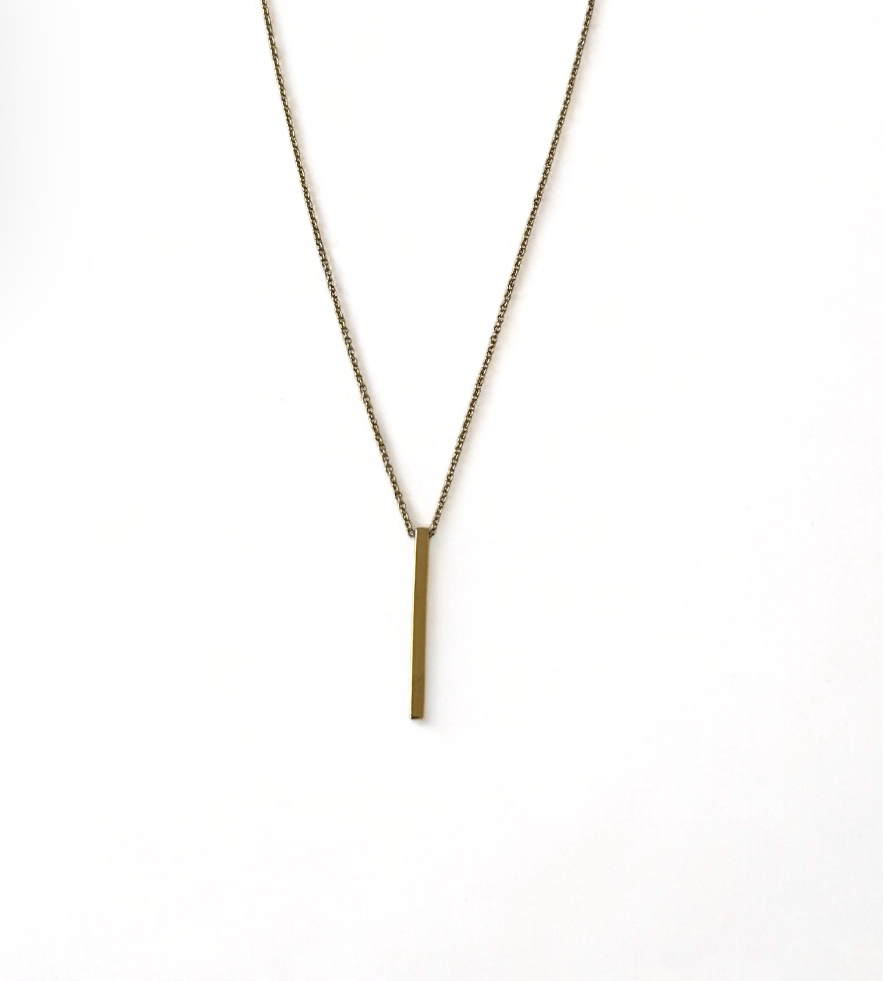 Vertical Bar Necklace