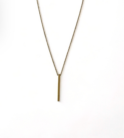 Vertical Bar Necklace