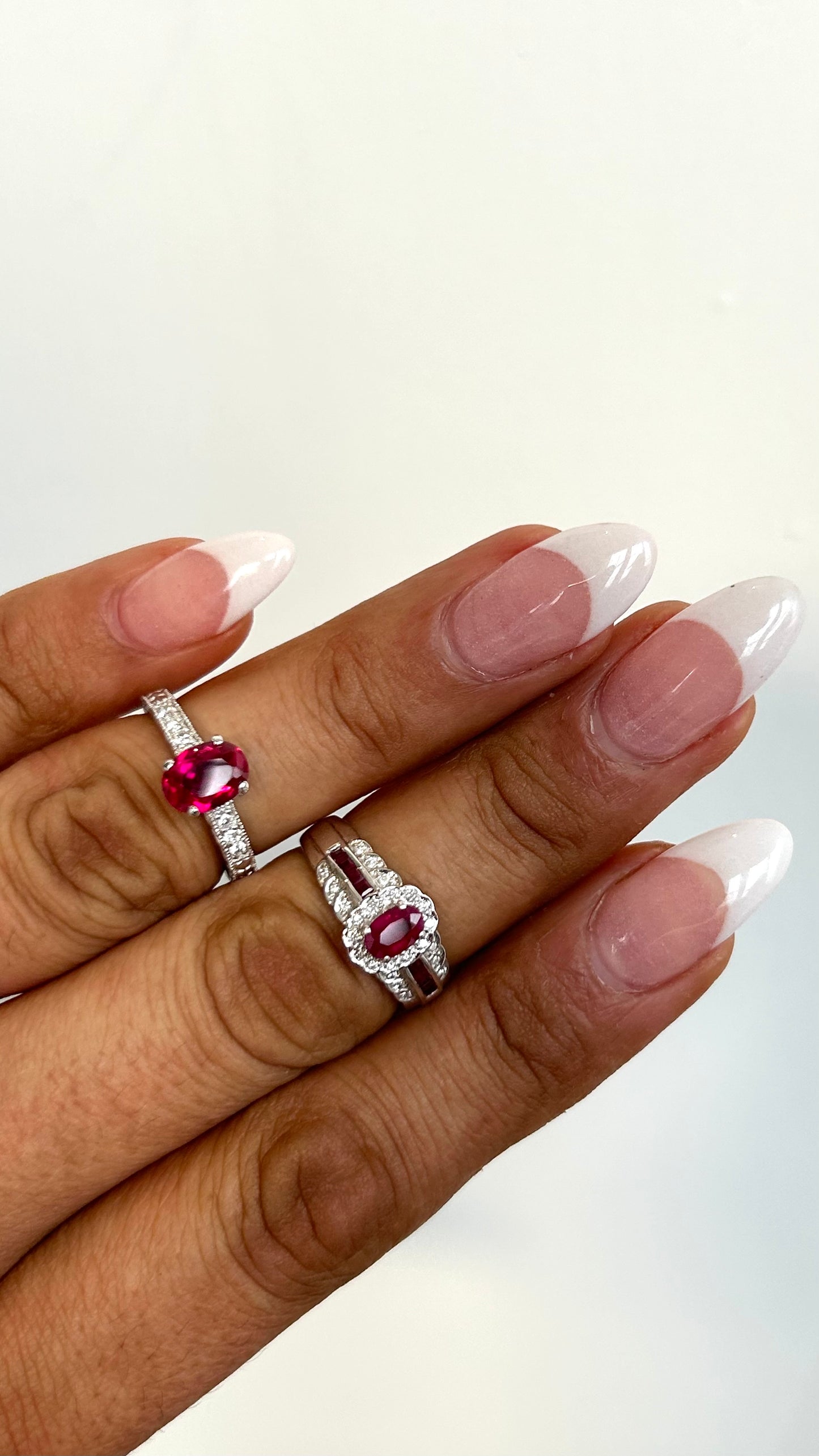 Vintage Ruby Oval Ring