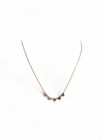 5 Triangle Necklace