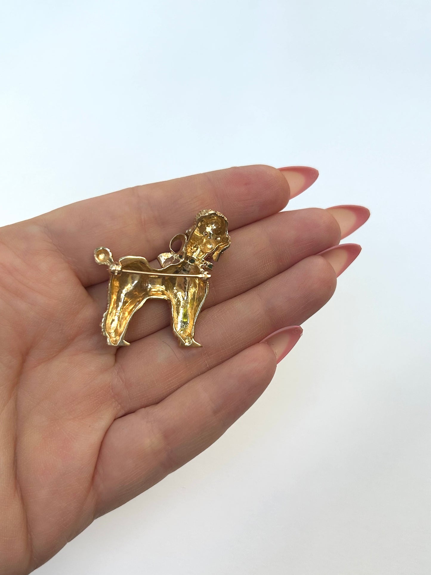 Vintage Poodle Brooch